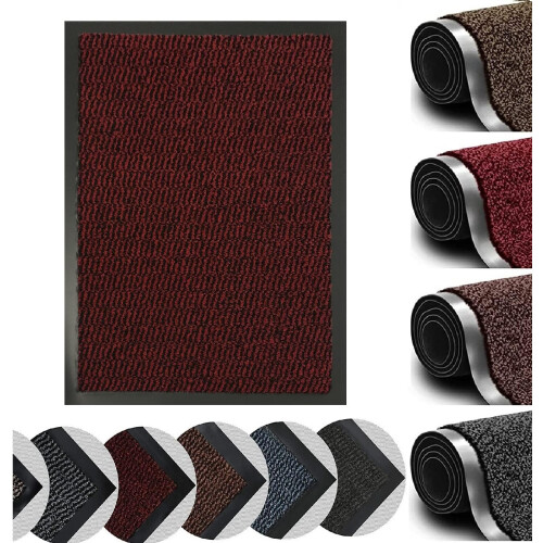 Heavy Duty Non Slip Barrier Mat - Red 50 x 80 cm