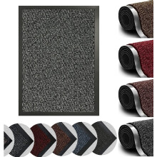 Heavy Duty Non Slip Barrier Mat - Silver Grey 60 x 80 cm