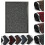 Heavy Duty Non Slip Barrier Mat - Silver Grey 60 x 80 cm 1