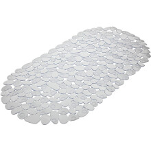 Pebble Bath Mat Clear - 69 x 36 cm