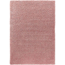 Soft Plain Thick Area Shaggy Rug - Baby Pink