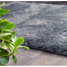Super Soft Anti-Slip Shaggy Rug Grey Charcoal 120 x 170cm