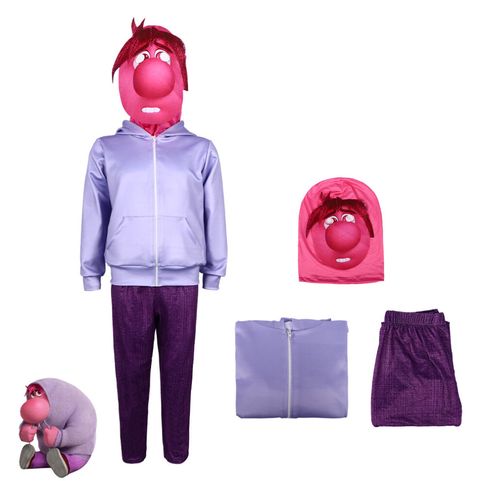 (Embarrassment 2, 140) Inside Out 2 Lele Role Playing Cosplay Costume Halloween Stage Performance Costume Brain Agent Team