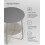 Quick Assembly Round Side Table with Storage Basket 4