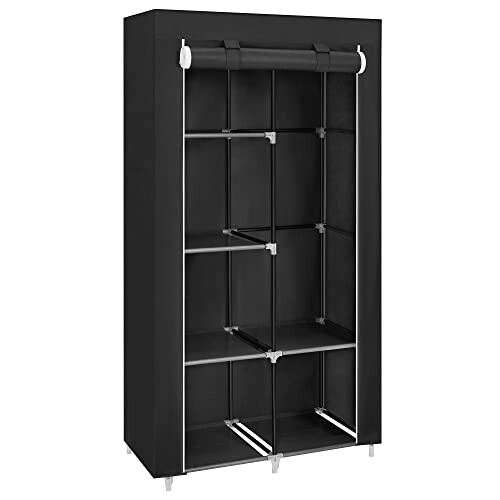 Customizable Fabric Wardrobe with Dustproof Cover