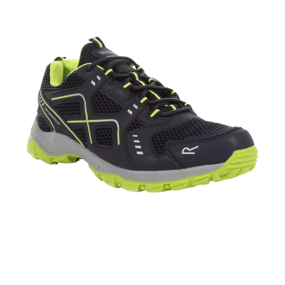 (7 UK, Navy/Lime Punch) Regatta Mens Vendeavour Waterproof Walking Shoes