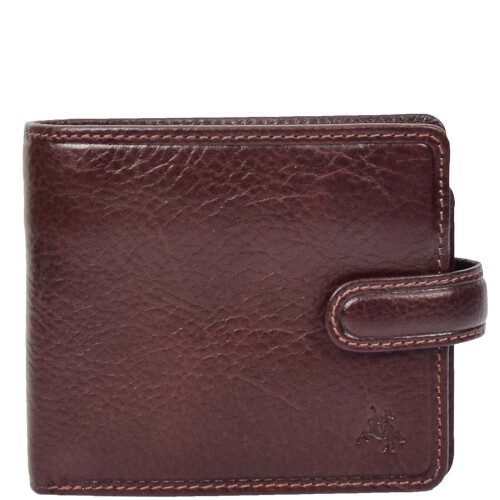 Mens Luxurious Leather Wallet Handmade Rich Brown RFID Blocking Gift Boxed Kane 2