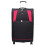 (Black, Medium Check-in Size) Expandable Four Wheel Soft Suitcase Luggage York Black 5