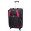 (Black, Medium Check-in Size) Expandable Four Wheel Soft Suitcase Luggage York Black 9