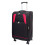 (Black, Medium Check-in Size) Expandable Four Wheel Soft Suitcase Luggage York Black 14