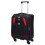 (Black, Medium Check-in Size) Expandable Four Wheel Soft Suitcase Luggage York Black 19