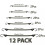 True Face 12Pcs Heavy Duty Bungee Cord Luggage Strap Elastic Stretch Rope Hooks 2