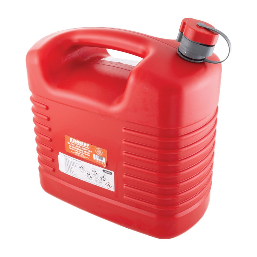 20L Plastic Jerry Can With Internal Spout