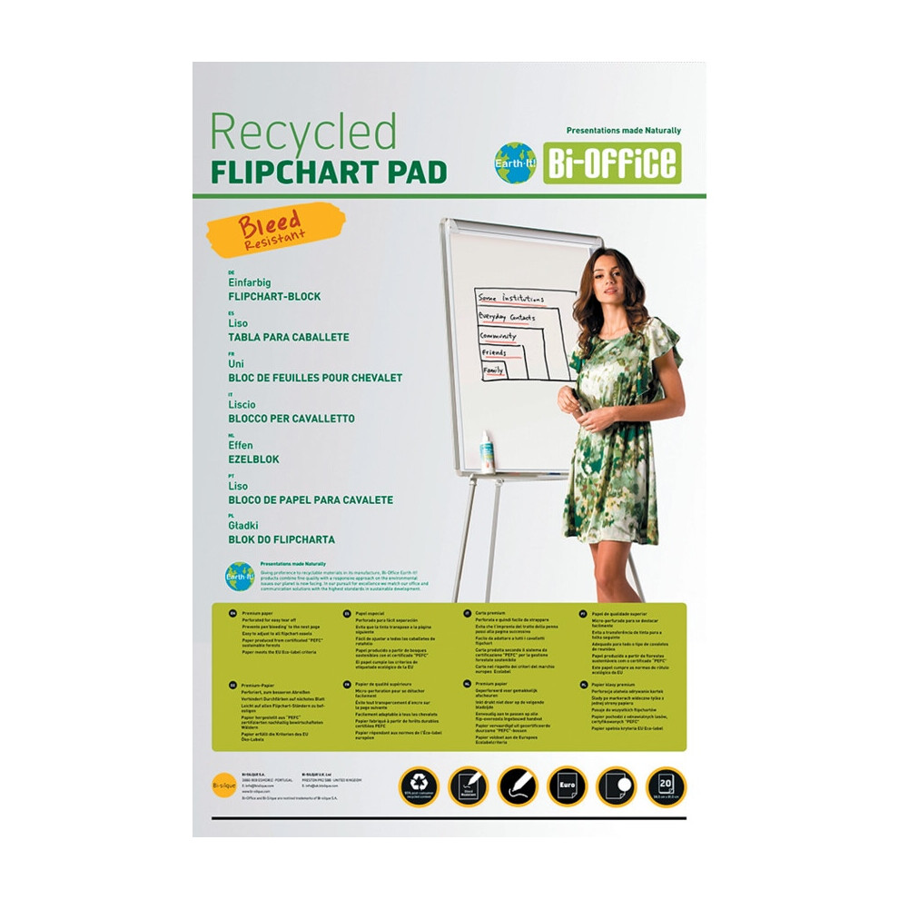 Flip Chart Pad 40 Sheets 55GSM