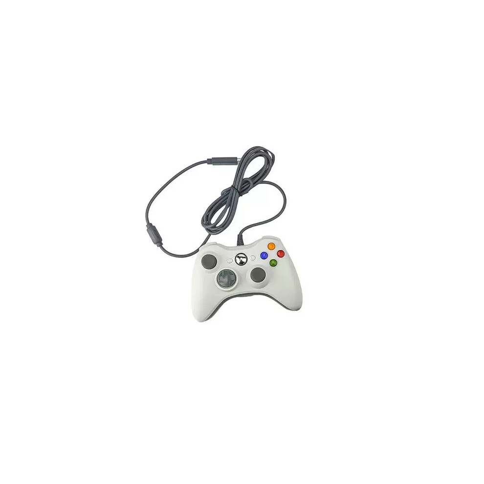 (White) 2.4g Wireless Gamepad Gaming Controller Compatible For Xbox 360/ PS3/Pc