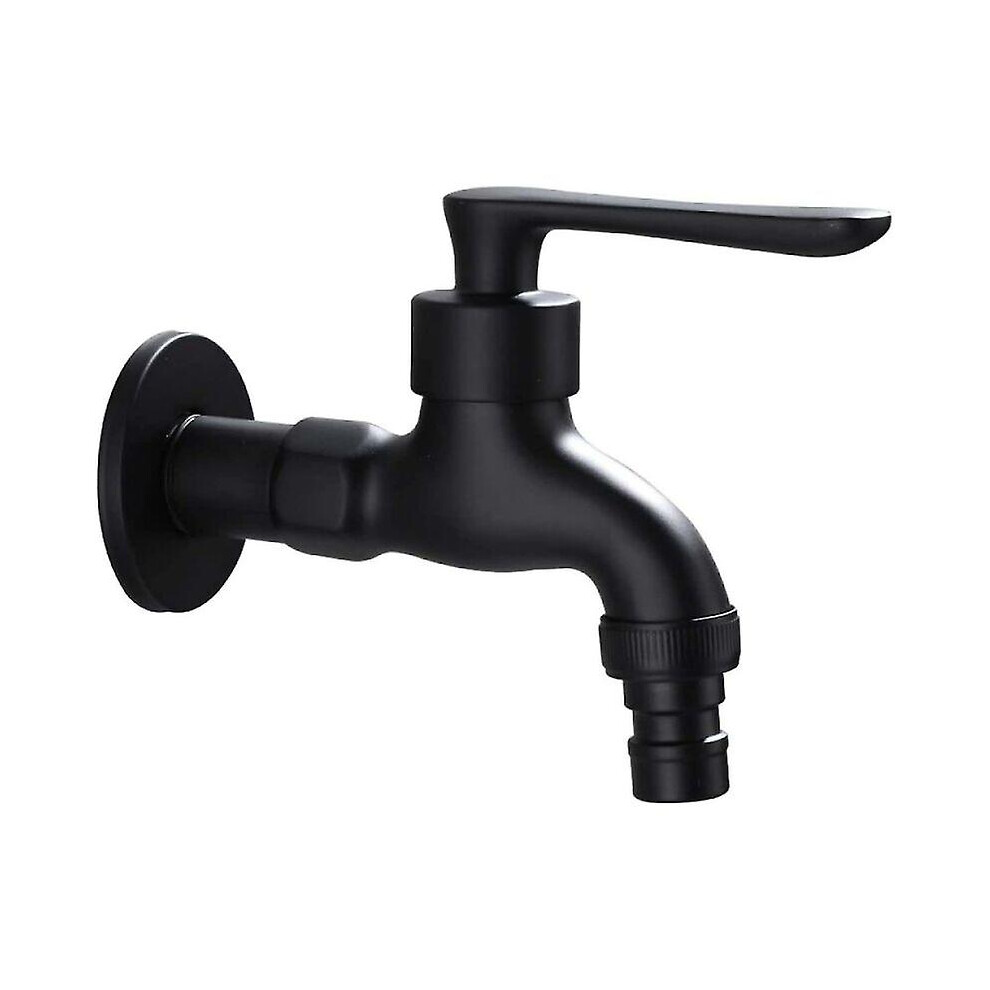 Outdoor Garden Faucet Vintage Cold Water Tap With Unique Control Interface (1/2 Inch Outlets - 1/2 Inch Inlets), Suitable For Garden, Washing