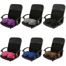 (rose red) Memory Foam Seat Cushion For Car Seats Home Office Amp Seat Pad Travel Cushion Auto Mat