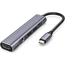 Usb C To Hdmi Adapter For Ipad Pro With 3.5mm Headphone Audio Jack,4k Hdmi,usb3.0,usb C Power Delivery Charging