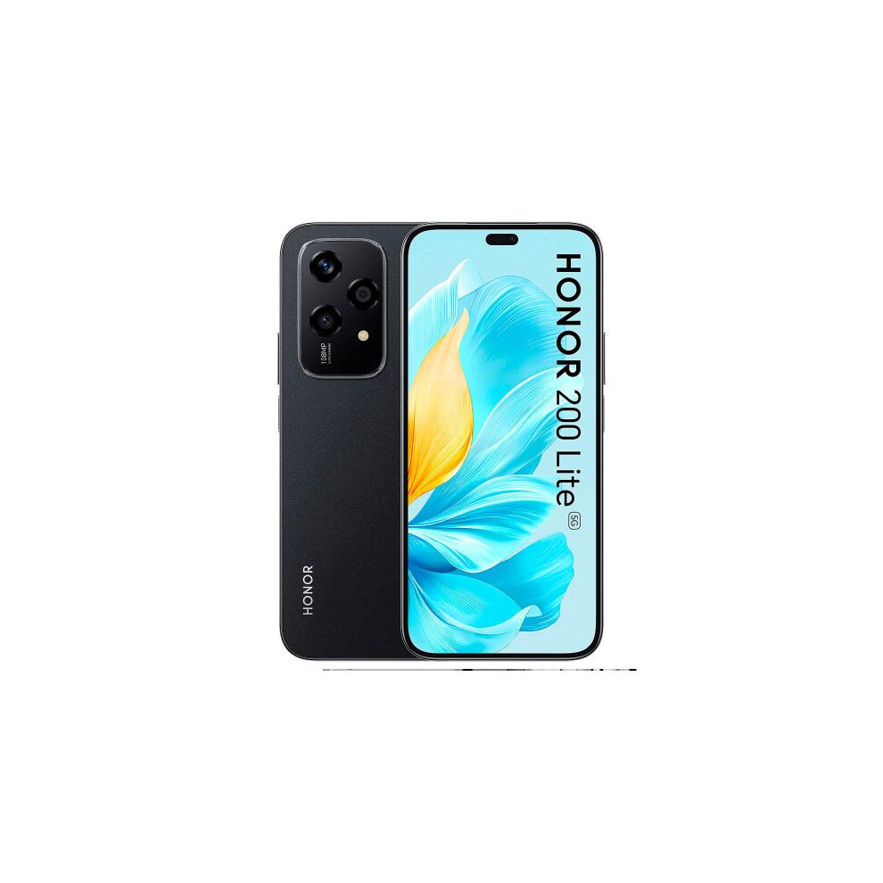 Honor 200 Lite 5g 256gb Dual Nano Sim- Midnight Black