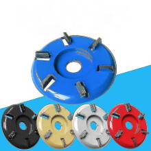 Six Tooth Wood Carving Disc Cutter Disc Woodworking Tea Plate Carving Tool Woodworking Shovel Wood Carving Tea Table