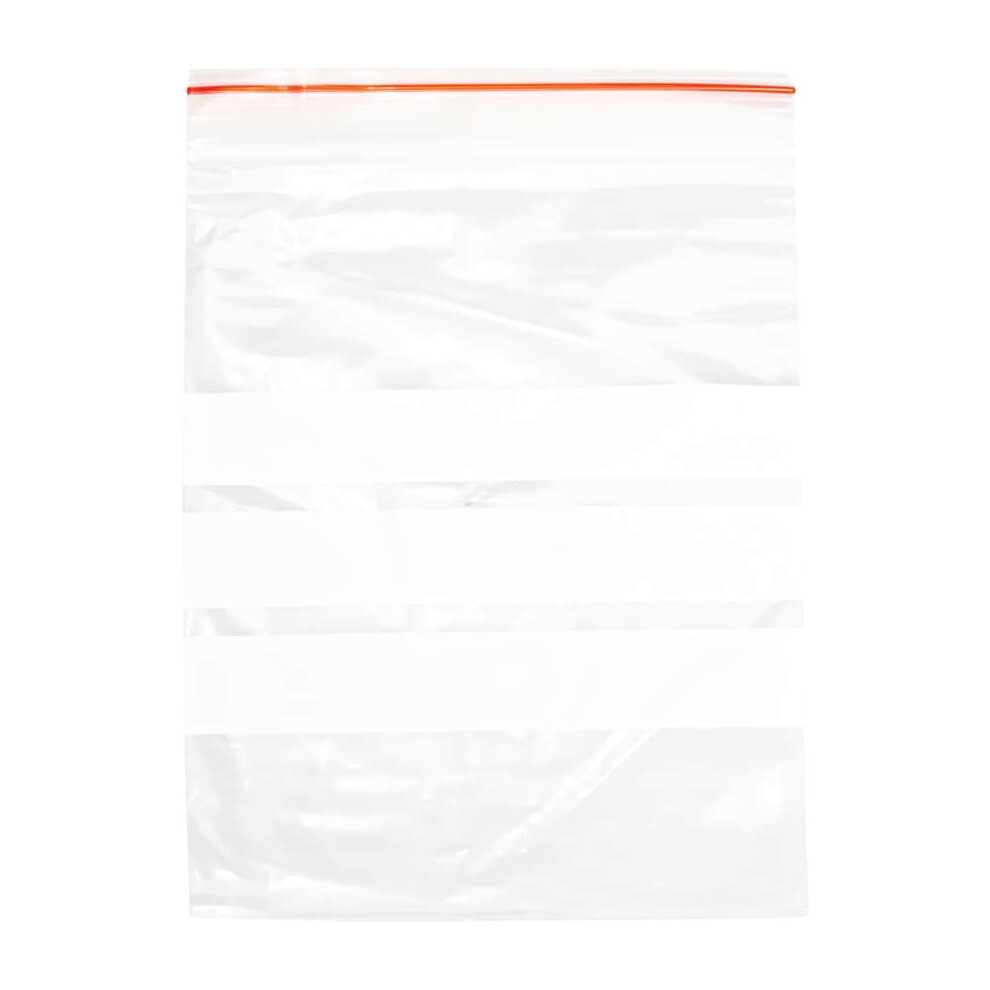 4"X5.1/2" Write-on Grip Seal Bags, Pk-1000