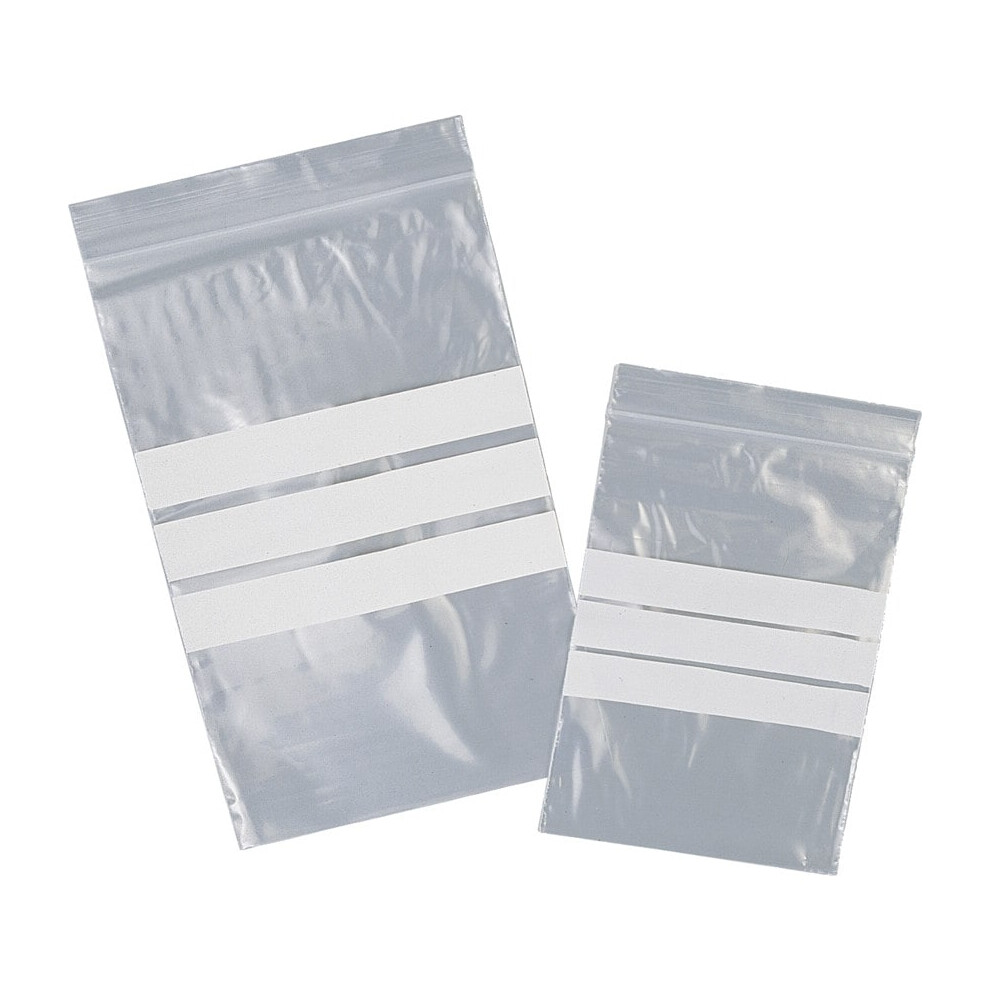 9"X12.3/4" Write-on Grip Seal Bags, Pk-1000