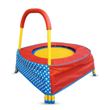 Mini Trampoline With Handle, Indoor Outdoor Mini Trampoline For Toddler Kids