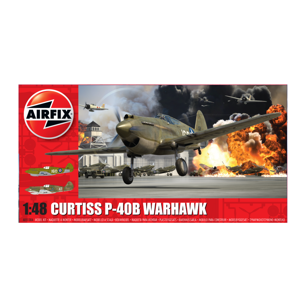 Airfix A05130A Curtiss P-40B Warhawk 1:48 1:48 Model Kit