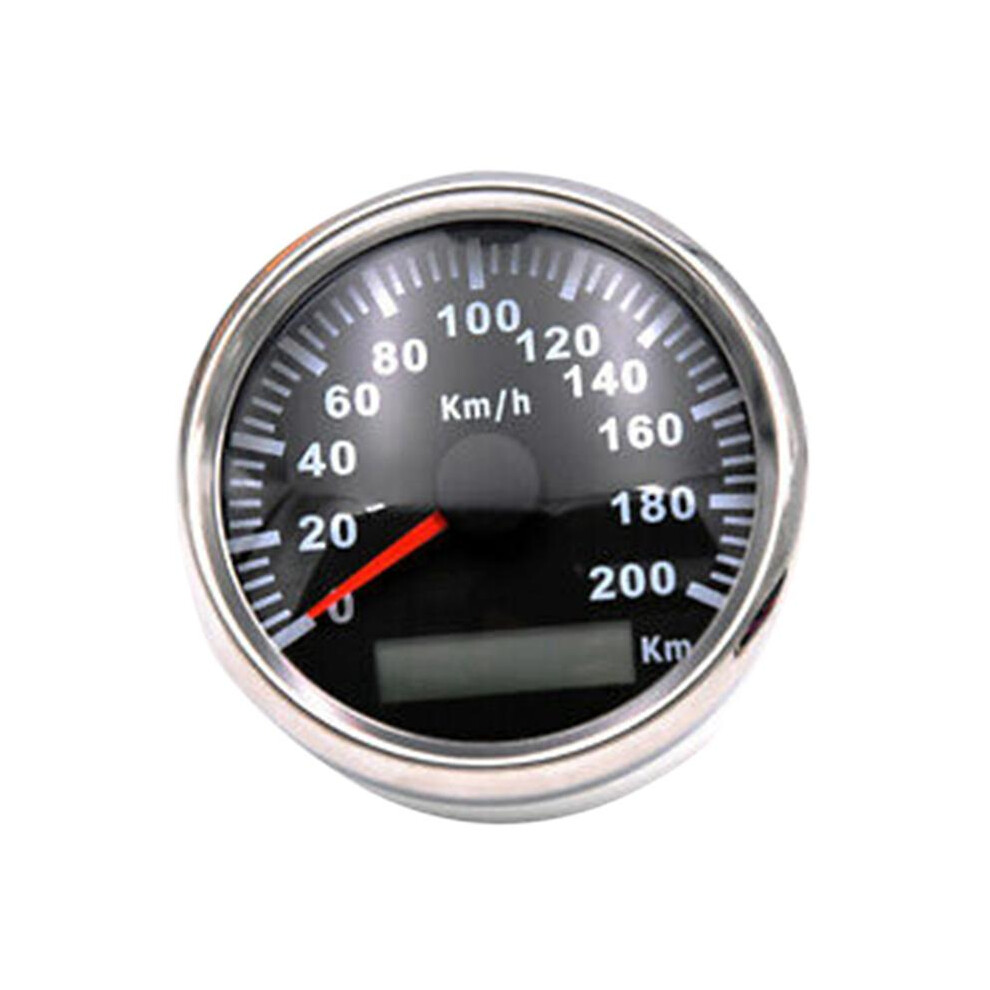 85Mm 200Km/H Gps Speedometer 9-32V With Backlight Odometer Suitable For All Kinds Of Cars Red 9099488690323