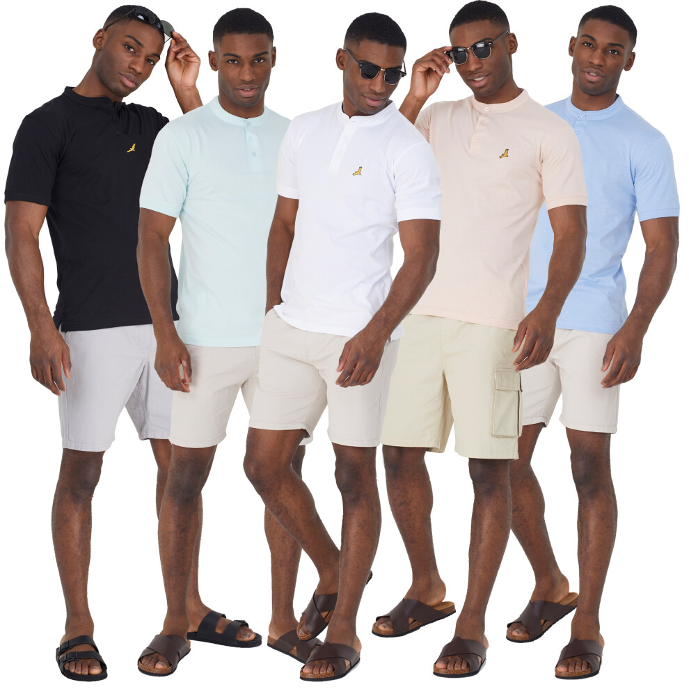 3 Pack 'Akari' Cotton Polo Shirts