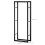 Homcom HOMCOM 150cm Metal Firewood Log Holder Rack Elevated Design, Base Side Rails 2