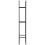 Homcom HOMCOM 150cm Metal Firewood Log Holder Rack Elevated Design, Base Side Rails 4