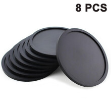 8pcs Silicone Coaster Bpa-free Silicone Non-slip Coaster Glass Coaster