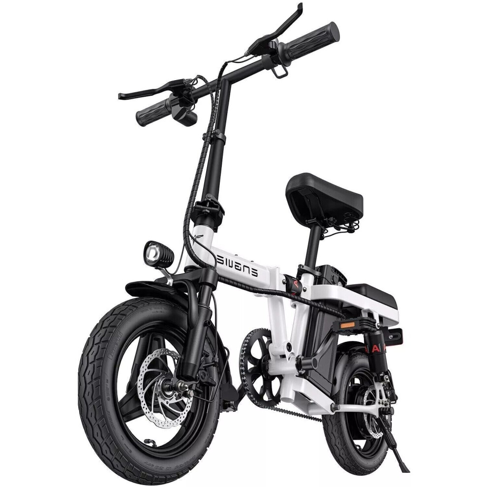 ENGWE T14 Folding Electric Bike 250W Power Motor - White