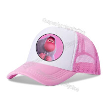 (2, Adult 56CM-62.5CM) Anime Inside Out Baseball Cap Cartoon Print Joy Sadness Anger Disgust Fear Mesh Breathable Dome Hip Hop Sports Kids Cap