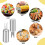 6Pcs Corn Needle Barbecue Fork Corn Barbecued Fork Small Tool Bbq 5