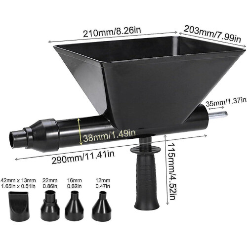 Bricks Grouting Mechine, 4 Nozzle Replacements Automatic Mortar Grout Tuck Pointing Sprayer, Electric Cement Grouting Mechine, Brick Tile Grouting Mor 2