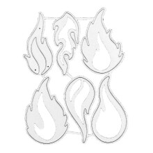 Carbon Steel Flame Suit Cutting Die Embossing Stencil Template Mold Diy Paper Art Handcraft Scrapboo