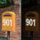 (A- M) License Plate Number Reflective Invisible Digital Sticker 8