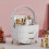 Living And Home (White) Cosmetic Storage Box with Handle Drawers Waterproof and Dustproof Large Capacity Makeup Tool Storage Organizer 3
