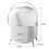 Living And Home (White) Cosmetic Storage Box with Handle Drawers Waterproof and Dustproof Large Capacity Makeup Tool Storage Organizer 7