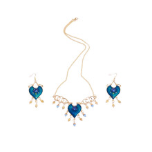 3pcs/set Resin Pendant Necklace Earrings Jasmine Cosplay Jewelry