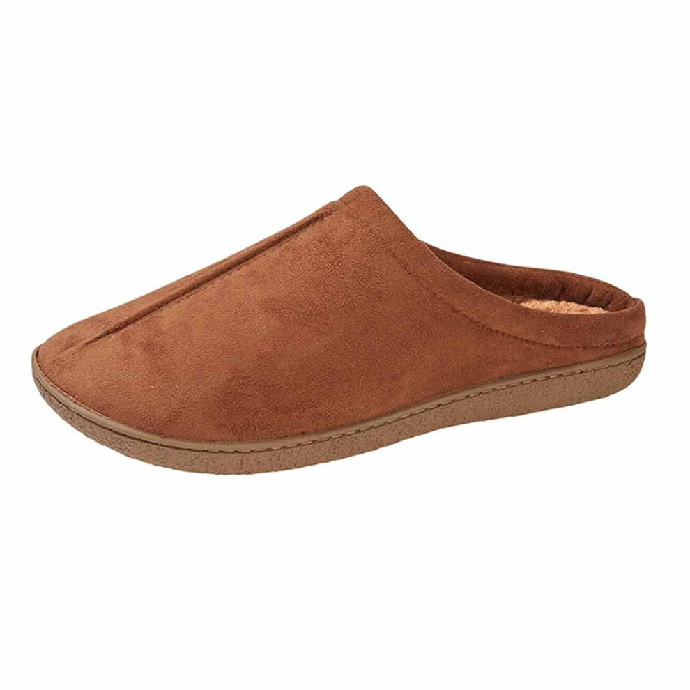 (9 UK, Tan) Zedzzz Mens Alex Slippers