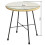RayGar 3pcs Bistro Egg Designer String Chair Garden Set - Natural 3