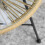 RayGar 3pcs Bistro Egg Designer String Chair Garden Set - Natural 5