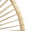 RayGar 3pcs Bistro Egg Designer String Chair Garden Set - Natural 7