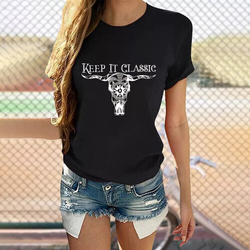 Women's short sleeve summer tops 2025