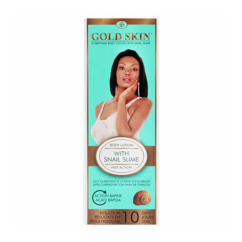 Gold Skin Clarifying Body Lotion With Snail Slime, Natural Moisturizer, Deep Hydration, Cleanse & Brightening Your Skin, 250ml