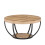 Tribesigns Tribesigns Round Coffee Table, Industrial 2-Tier Circle Coffee Table 5