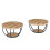 Tribesigns Tribesigns Round Coffee Table, Industrial 2-Tier Circle Coffee Table 4